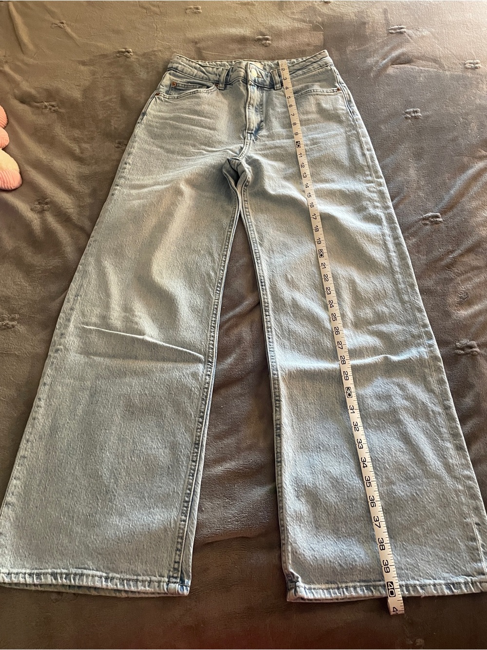 H&M Light Blue Straight-Leg Women's Jeans - Picture 5 of 5